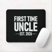 First Time Uncle Est. 2026 Funny New Uncle  マウスパッド (マウス)