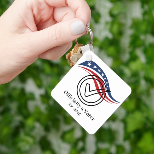 First Time Voter Keychain キーホルダー (手)