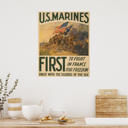 First To Fight in France ポスター (キッチン)