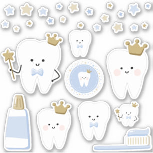 First Toothステッカー、スクラップブック作りまたはパーティーデコール シール