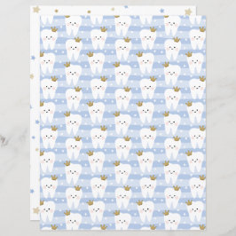 First Tooth両面スクラップブック作り紙