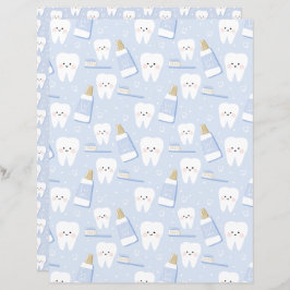 First Tooth両面スクラップブック作り紙