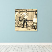 First Tour de France 1903 Winner Maurice Garin キャンバスプリント (インサイチュ (ウッドフロア))