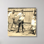 First Tour de France 1903 Winner Maurice Garin キャンバスプリント (正面)