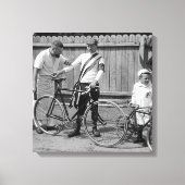 First Tour de France 1903 Winner Maurice Garin キャンバスプリント (正面)
