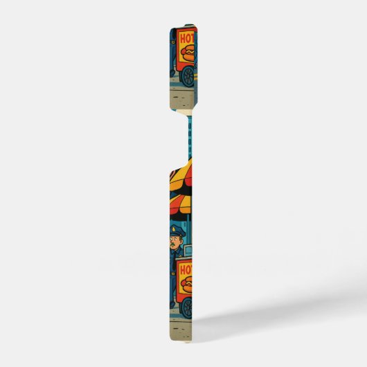 First Trillionaire" Motivational Comic-Style  iPhoneケース (右側面)