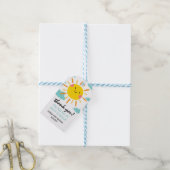 First Trip のまわりに The Sunの誕生日 ギフトタグ (より糸付き)