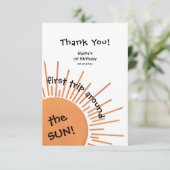 First Trip のまわりに The Sunの誕生日 サンキューカード (スタンド正面)