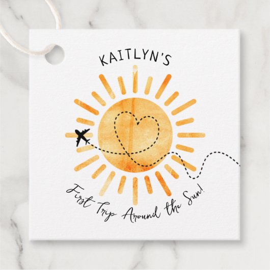 First Trip のまわりに The Sunの誕生日 フェイバータグ (正面)