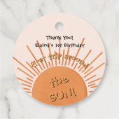 First Trip のまわりに The Sunの誕生日 フェイバータグ (裏面)