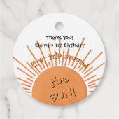 First Trip のまわりに The Sunの誕生日 フェイバータグ (正面)