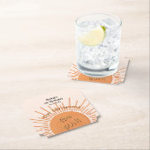 First Trip のまわりに The Sunの誕生日 ペーパーコースター (インサイチュ)