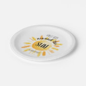 First Trip のまわりに The Sunの誕生日 ペーパープレート (アングル)