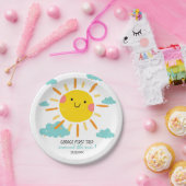 First Trip のまわりに The Sunの誕生日 ペーパープレート (パーティー)