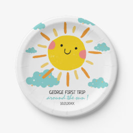 First Trip のまわりに The Sunの誕生日 ペーパープレート