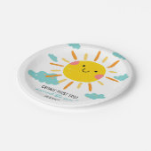 First Trip のまわりに The Sunの誕生日 ペーパープレート (アングル)