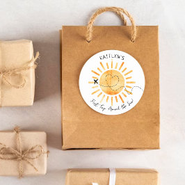 First Trip のまわりに The Sunの誕生日 ラウンドシール