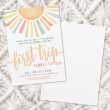 First Trip のまわりに The Sunの誕生日