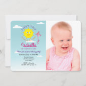 First Trip のまわりに The Sunの誕生日 招待状 (正面)