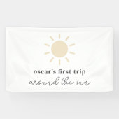 First Trip のまわりに The Sunの誕生日 横断幕 (横)