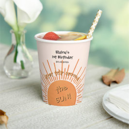 First Trip のまわりに The Sunの誕生日 紙コップ