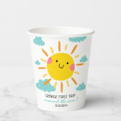 First Trip のまわりに The Sunの誕生日 紙コップ (裏面)