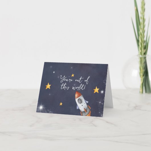 First Trip のまわりに the Sunサンキューカード サンキューカード (正面)