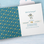 First Trip のまわりに the Sun宇宙誕生日写真 招待状