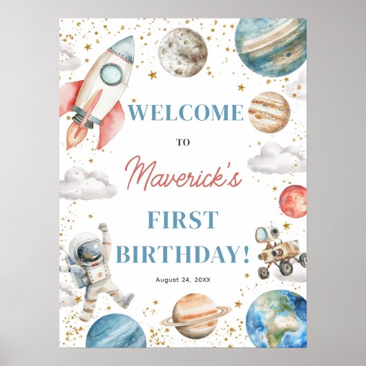 First Trip のまわりに the Sun誕生日18x24へようこそ ポスター (正面)