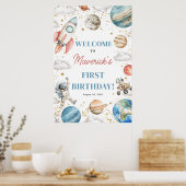 First Trip のまわりに the Sun誕生日24x36へようこそ ポスター (キッチン)