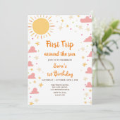 First Trip のまわりに The Sun 1st Birthday By Girl 招待状 (スタンド正面)