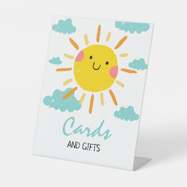 First Trip のまわりに The Sun 1st Birthday Card 台座サイン