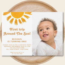 First Trip のまわりに The Sun 1st Birthday Photo