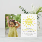 First Trip のまわりに The Sun 1st Birthday Photo 招待状 (スタンド正面)