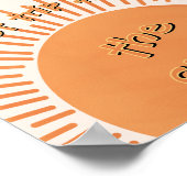 First Trip のまわりに The Sun 1st Birthday Welcome ポスター (角)