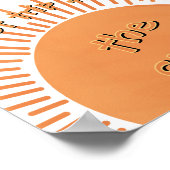 First Trip のまわりに The Sun 1st Birthday Welcome ポスター (角)