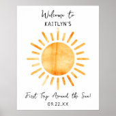 First Trip のまわりに The Sun 1st Birthday Welcome ポスター (正面)