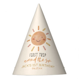 First Trip のまわりに The Sun 1st First Birthdayパーティー パーティーハット