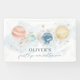 First Trip のまわりに The Sun Banner Backdrop 横断幕