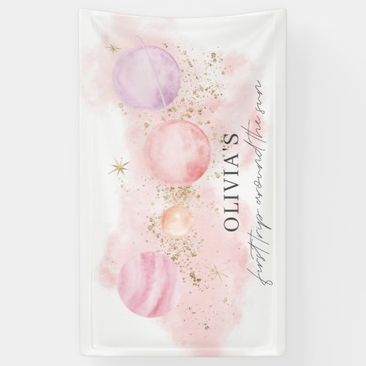 First Trip のまわりに The Sun Banner Backdrop 横断幕 (縦)