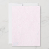 First Trip のまわりに The Sun & Bird 1st誕生日 招待状 (裏面)