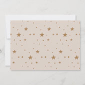 First Trip のまわりに The Sun Boho 1st Birthday Photo 招待状 (裏面)