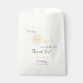 First Trip のまわりに The Sun Cute 1st Birthday フェイバーバッグ (正面)