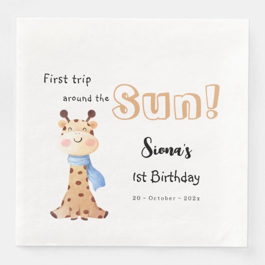 First Trip のまわりに The Sun Giraffe 1st Birthday (正面)