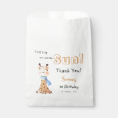 First Trip のまわりに The Sun Giraffe 1st Birthday フェイバーバッグ (正面)