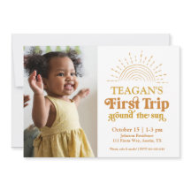 First Trip のまわりに The Sun Photo First誕生日