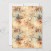 First Trip のまわりに the Sun, Teddy Bear 1st Birthday 招待状 (裏面)