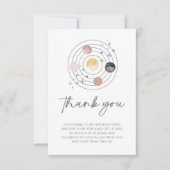 First Trip のまわりに The Sun Thank サンキューカード (正面)