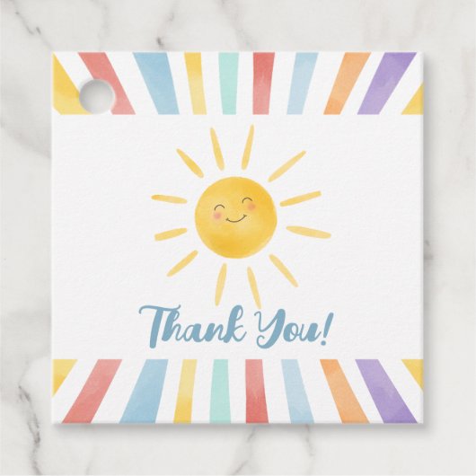 First Trip のまわりに the Sun Thank You フェイバータグ (正面)