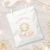 First trip around the Sun 1st Birthday Party  フェイバーバッグ (クリップ留めされた状態)